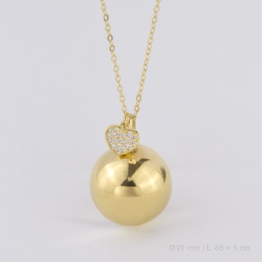 Llamador de Ángel de Plata de Ley | Ø19 mm