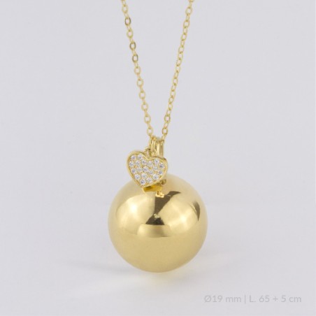 Llamador de Ángel de Plata de Ley | Ø19 mm