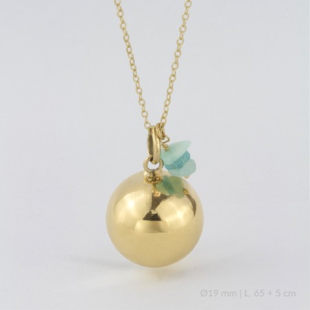 Llamador de Ángel de Plata de Ley | Ø19 mm