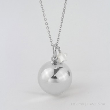 Invocador de Anjos em Prata Esterlina | Ø19 mm