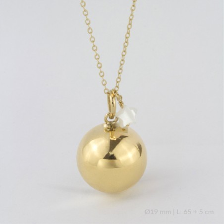 Llamador de Ángel de Plata de Ley | Ø19 mm