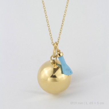 Llamador de Ángel de Plata de Ley | Ø19 mm