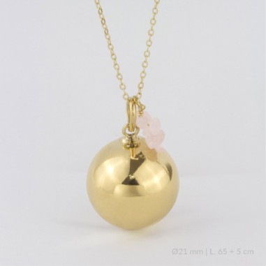 Llamador de Ángel de Plata de Ley | Ø21 mm