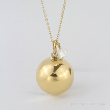 Invocador de Anjos em Prata Esterlina | Ø21 mm