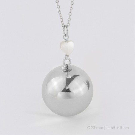 Llamador de Ángel de Plata de Ley | Ø23 mm