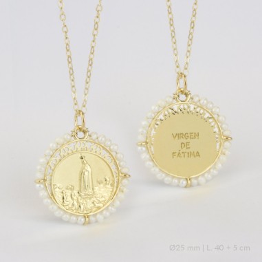 Gargantilla de Plata de Ley | Virgen de Fátima