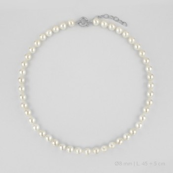 Silver Necklace | Ø8 mm |...