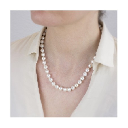 Silver Necklace | Ø8 mm | 45+5 cm extension chain