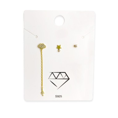 Boucles d'oreilles Zircons