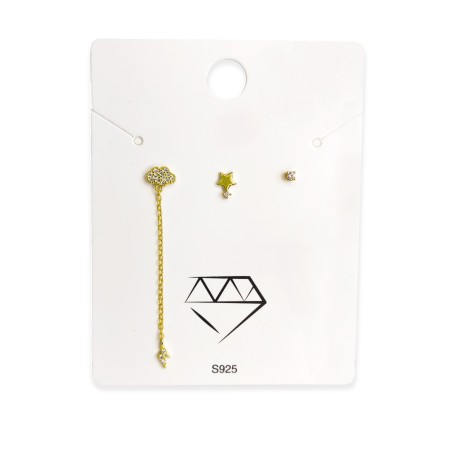 Boucles d'oreilles Zircons