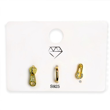 Boucles d'oreilles Zircons