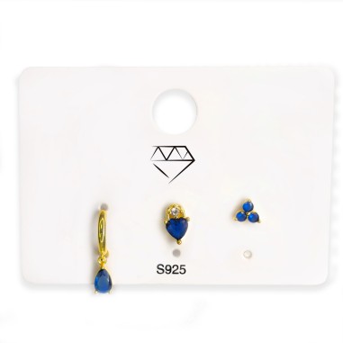 Boucles d'oreilles Zircons