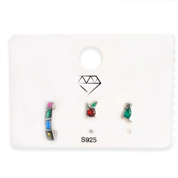 Boucles d'oreilles Zircons