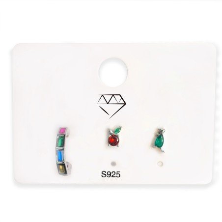 Boucles d'oreilles Zircons