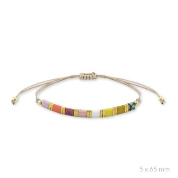 Silver bracelet and gold...