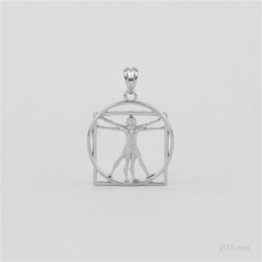 Sterling Silver Necklace | Ø15 mm