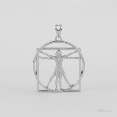 Sterling Silver Necklace | Ø20 mm