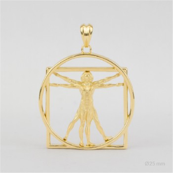 Sautoir en Argent | Ø25 mm