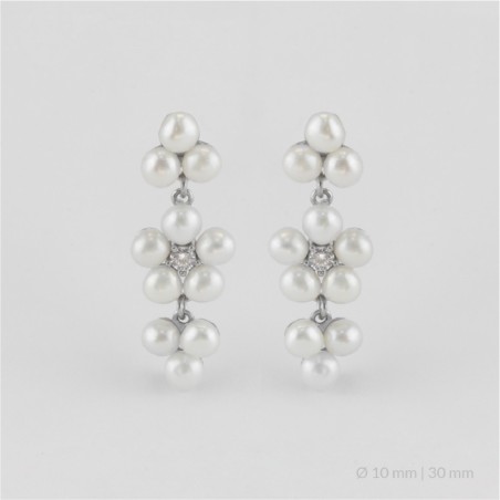 Boucles d'oreilles en Argent