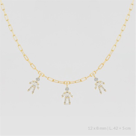 Gargantilla de Plata de Ley | Niño Niño Niño