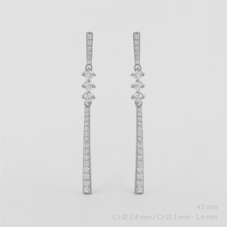 Pendientes de Plata de Ley