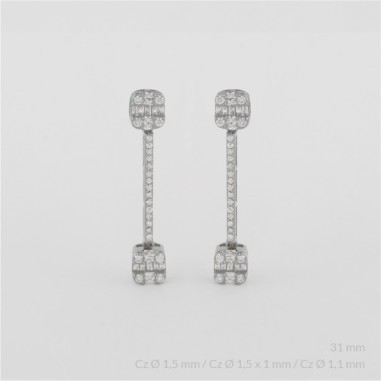 Pendientes de Plata de Ley