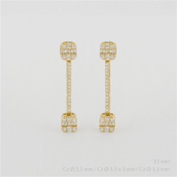 Pendientes de Plata de Ley