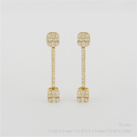 Boucles d'oreilles en Argent