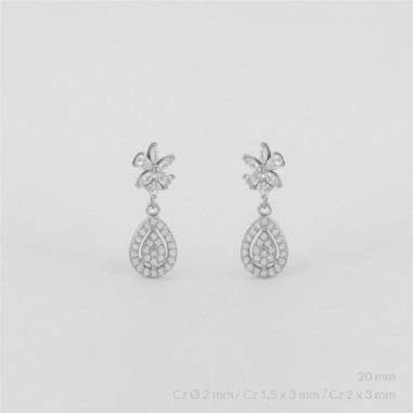 Pendientes de Plata de Ley