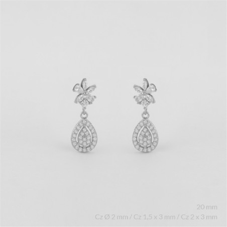 Pendientes de Plata de Ley