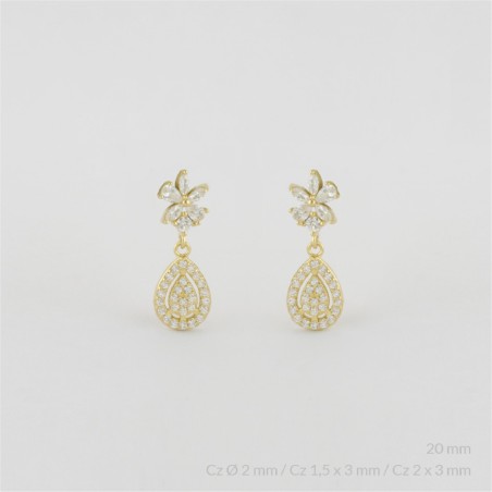 Boucles d'oreilles en Argent