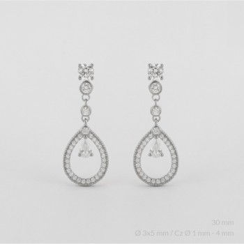 Boucles d'oreilles en Argent