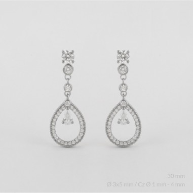 Boucles d'oreilles en Argent