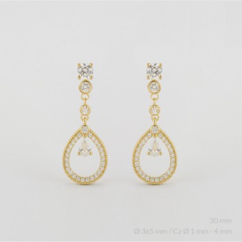 Boucles d'oreilles en Argent