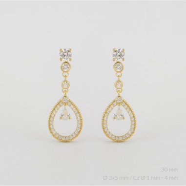 Boucles d'oreilles en Argent