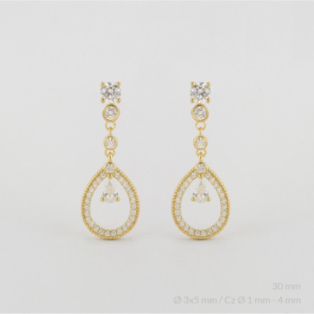 Boucles d'oreilles en Argent