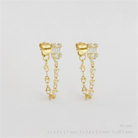 Pendientes de Plata de Ley