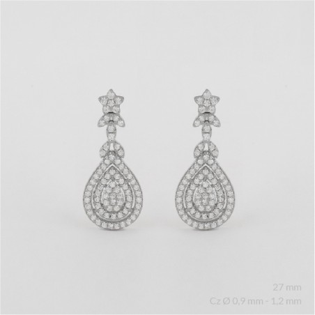 Pendientes de Plata de Ley