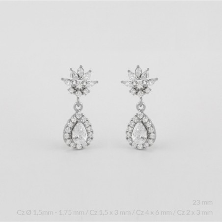 Boucles d'oreilles en Argent