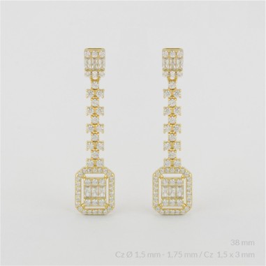 Boucles d'oreilles en Argent