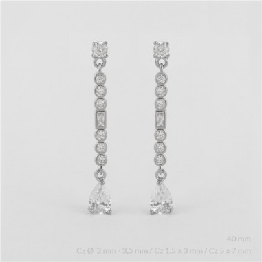 Boucles d'oreilles en Argent