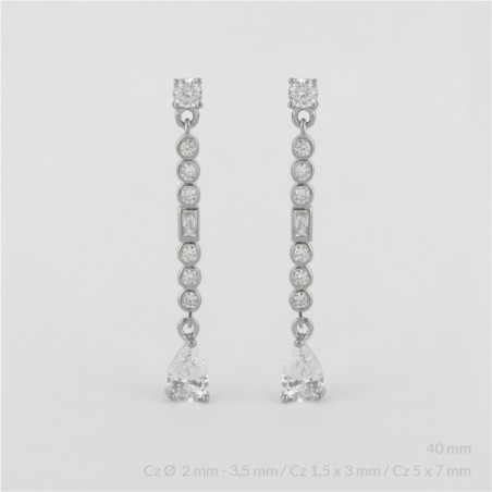 Boucles d'oreilles en Argent