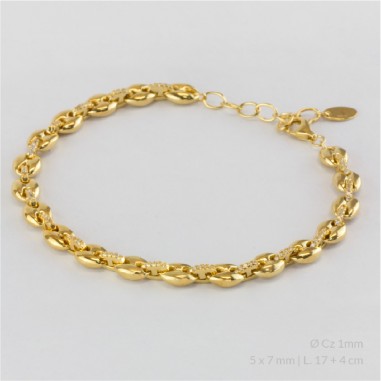 Pulseira de Prata Esterlina