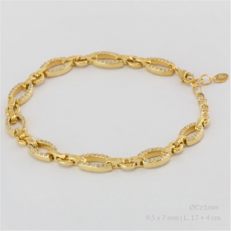 Pulseira de Prata Esterlina