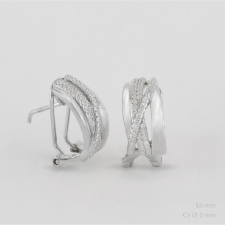 Boucles d'oreilles en Argent