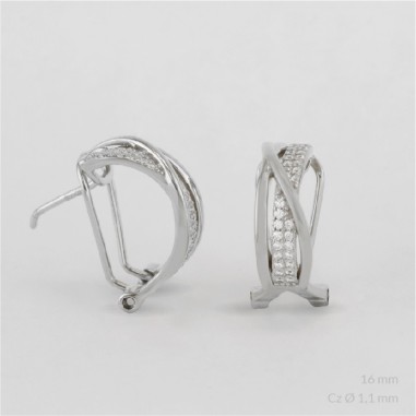 Boucles d'oreilles en Argent