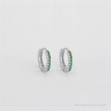 Silver Hoops | Ø10 mm