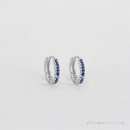 Boucles d'oreilles anneaux en Argent | Ø10 mm