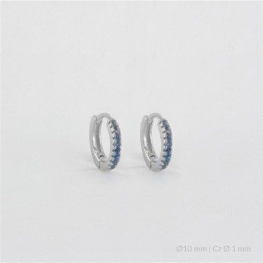 Silver Hoops | Ø10 mm