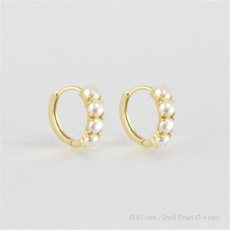 Silver Earrings | Ø15 mm